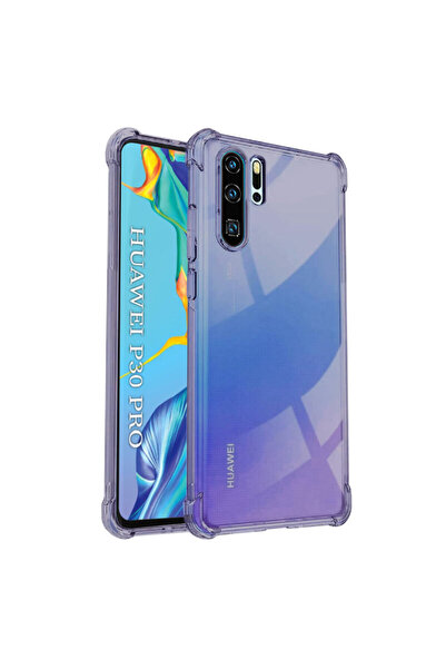 Techsuit Husă Huawei P30 Pro din silicon transparent, rezistentă la șocuri, f...