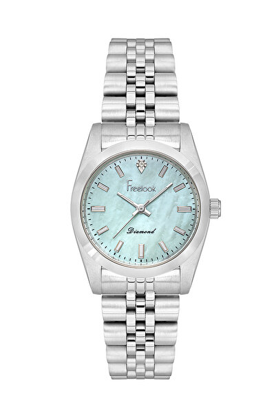 Freelook ساعة ناتشوريل فضية اللون من الفولاذ المقاوم للصدأ للنساء FL.4.10004-2