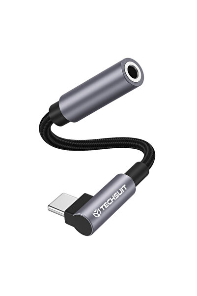 Techsuit Adaptor audio premium, de la tip C la mufă jack 3A MusicDoX AC7