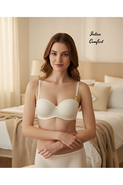 İntive Lingerie Orkide Sihirli Underwire Strapless Cutout Non-Padded Detachab...