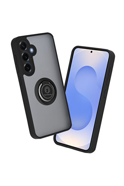 Techsuit Carcasă Glinth pentru Samsung Galaxy S25 cu inel magnetic pentru sup...