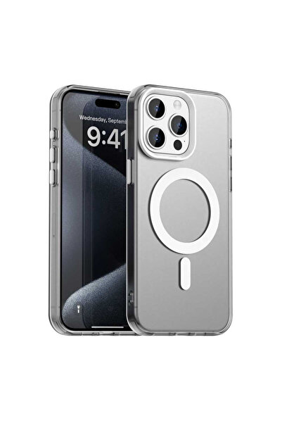 Techsuit Carcasă CandyCare MagSafe pentru iPhone 15 Pro Max, albă