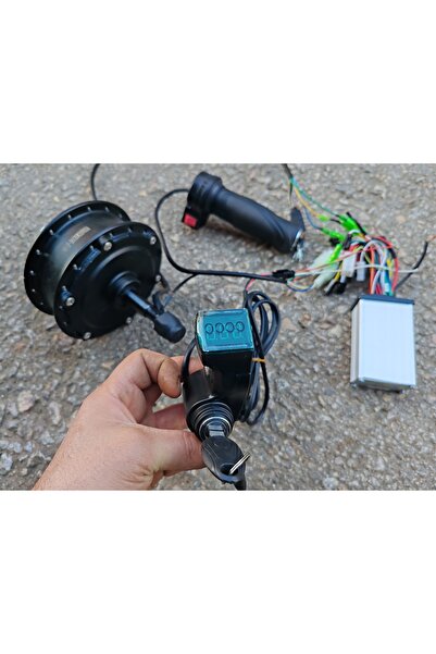 Bix Bisikleti elektrikli bisiklete çevirne kitti motor beyin gaz kolu ekran k...