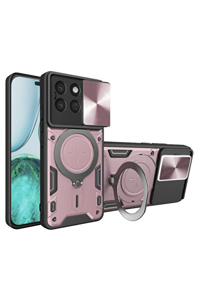 Techsuit Carcasă CamGuard Pro pentru Honor X8c, auriu roz