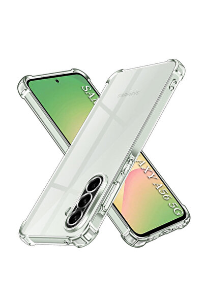 Techsuit Carcasă din silicon transparentă rezistentă la șocuri pentru Samsung...