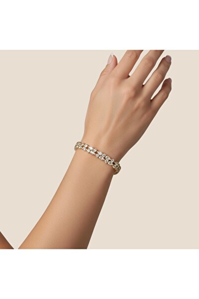 GlassySKY Stylish Stone-Embellished Luxury Evening Dress Bracelet