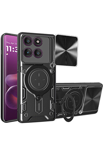 Techsuit Θήκη Motorola Edge 60 Pro CamGuard Pro, μαύρη