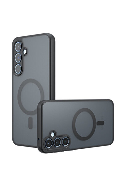 Techsuit Samsung Galaxy A55 5G PureFrost MagSafe, negru înghețat