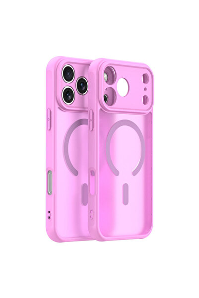 Techsuit Carcasă HaloFrost II MagSafe pentru iPhone 17 Pro Max, roz