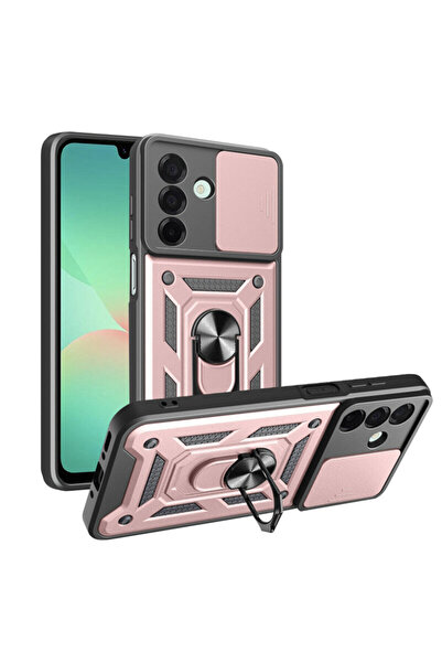 Techsuit Θήκη προστασίας κάμερας Samsung Galaxy A26 5G σειρά CamShield, ροζ