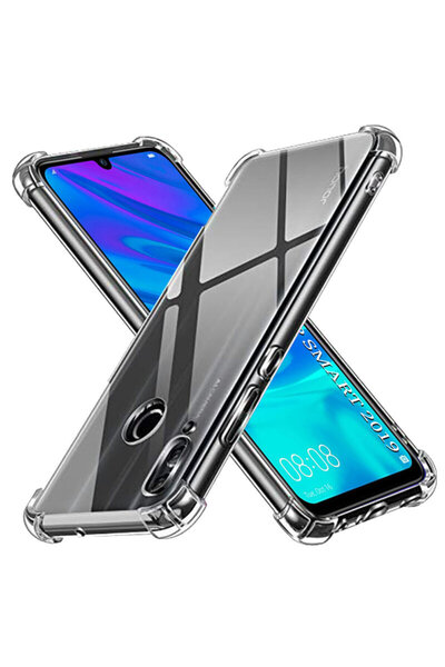 Techsuit Husă din silicon transparentă rezistentă la șocuri pentru Huawei P S...