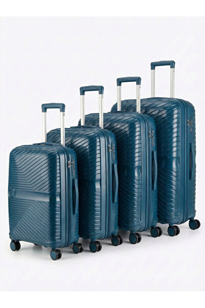 Sister 4PCS PP Hard Shell Luggage Set Tote, TSA Lock, 360° Silent Spinner, Wa...