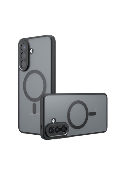 Techsuit Samsung Galaxy A57 5G PureFrost MagSafe, negru înghețat