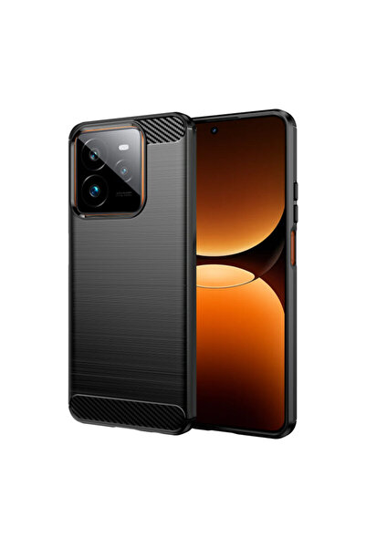 Techsuit Carcasă din silicon carbon pentru Realme GT 7 Pro, neagră