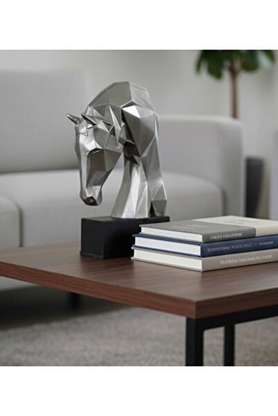 Mirsa Global Suport decorativ pentru cărți, figurină cubidă cal