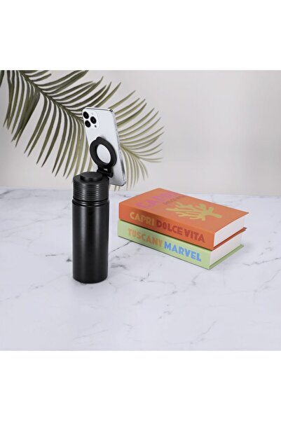 OEM Smart Thermos Bottle, Cold/Hot, Bluetooth Speaker, Phone Holder