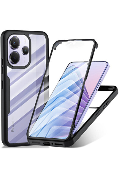 Techsuit Θήκη 360° για Xiaomi Redmi Note 14 5G ColorVerse, μαύρη