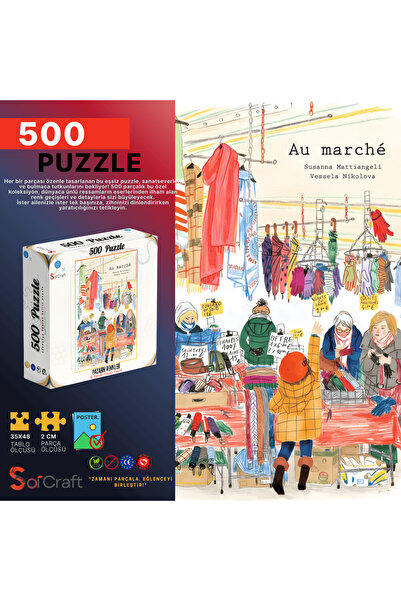 Soi Craft 500 Piece Jigsaw Puzzle Colors of the Market