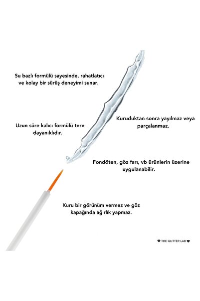 The Glitter Lab 2li Simli Likit Eyeliner | Dazzling Liner Seti NO 5