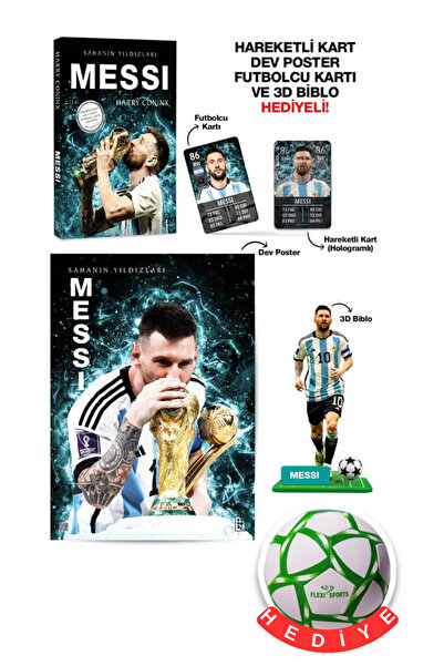 Parodi Yayınları Messi Sahanın Yıldızları (Kart - Biblo - Futbol Topu Hediye)