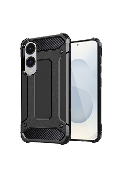 Techsuit Carcasă hibridă Armor pentru Samsung Galaxy S25 Edge, neagră