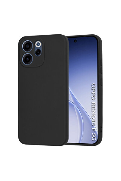 Techsuit Silicone Case Oppo Reno 15 F SoftFlex, Black
