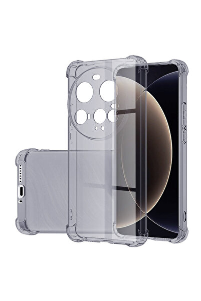 Techsuit Xiaomi 15 Ultra Shockproof Clear Silicone Case, Smoke