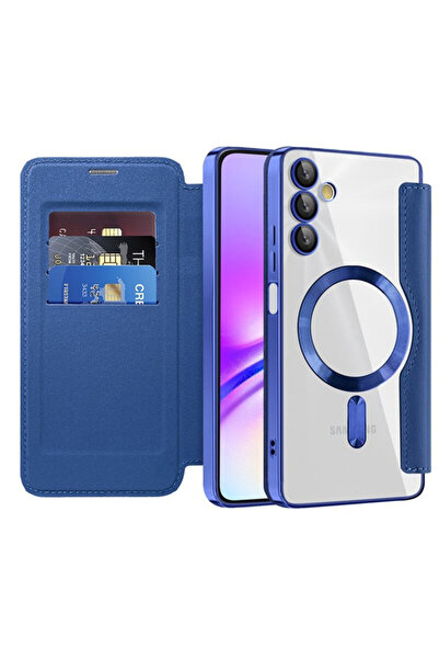 Techsuit Θήκη βιβλίο SmartMag για Samsung Galaxy A05s, Μπλε