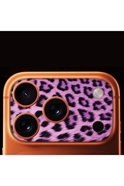Cekuonline iPhone 17 Pro Max Tam Kaplayan Kamera Çerçeve Koruyucu Desenli Bas...