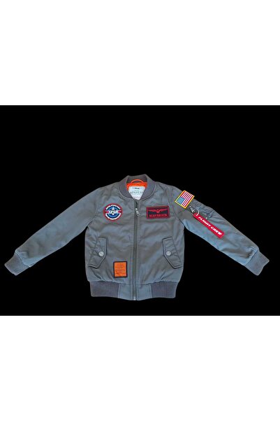 kho military design Haki Renk 6 Yaş / 116 cm. Pilot Mont (İthal Ürün)
