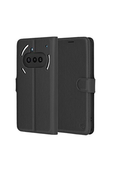 Techsuit Nothing Phone (3a) Leather Folio, black