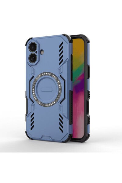 Techsuit Кейс ArmorMag за iPhone 16 Plus, син