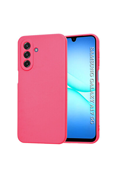 Techsuit Silicone Case for Samsung Galaxy A17 5G SoftFlex, Fuchsia