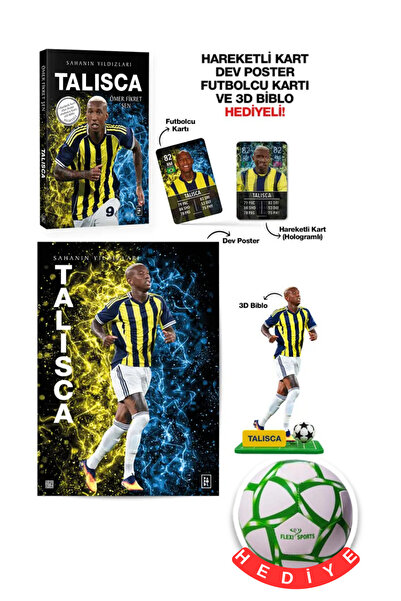 Parodi Yayınları Talisca Sahanın Yıldızları (Kart - Biblo - Futbol Topu Hediye)