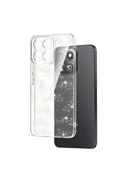 Techsuit SparkleSkin Case for Honor X8c, Transparent