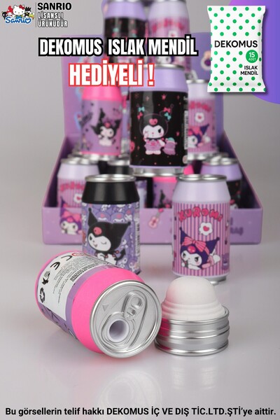 kuromi "Dekomus Wet Wipes with Gift" Licensed "Single" Coke Design Eraser Pen...