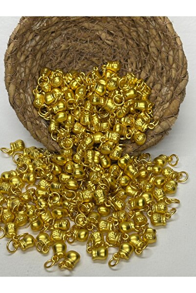 gemsartdeco FENGSHUI GOLD PARA KESESİ KOLYE UCU