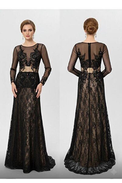 KALDE An elegant Lace evening dress that complements your beauty