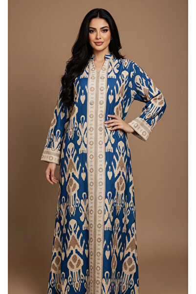 Moda Line Women's jalabiya with pearl embroidery and sparkling sequins