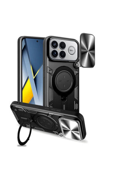 Techsuit Xiaomi Poco F8 Ultra CamGuard Pro, μαύρο