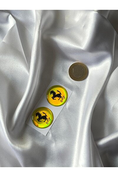 CEBECİOTO لوحة هولوغرام بنمط أصفر مقاس 3×3 مع ملصقين، ملحقات السيارات والدراج...