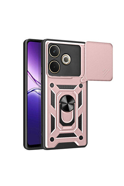 Techsuit Husă de protecție pentru cameră Oppo A5 Pro 4G, seria CamShield, roz