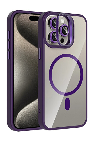 Joko غطاء STOROZAL لهاتف iPhone 15 Pro Max مع عدسة Remim وحامل Magsafe - (215...