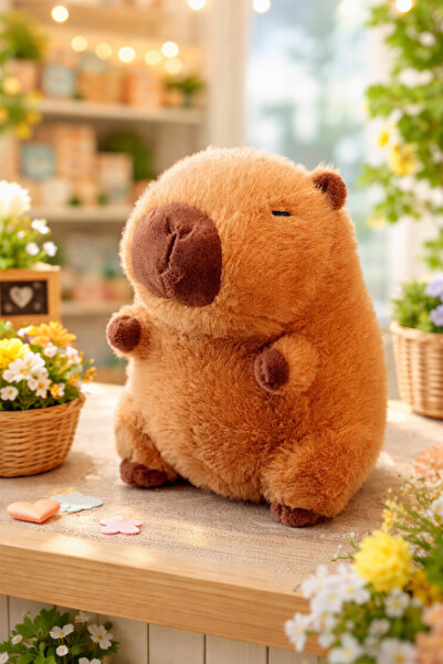 Hediye Nest Capybara peluş oyuncak kapibara peluş uyku arkadaşı 20 CM