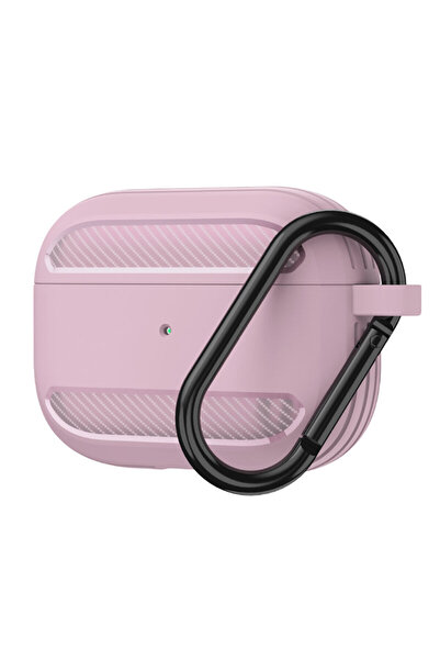 Techsuit AirPods 3 Carbon Silicone Case, Pink