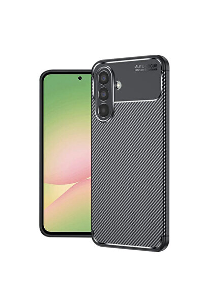 Techsuit Θήκη Samsung Galaxy A56 5G από ανθρακονήματα, μαύρη