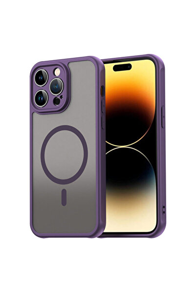 Techsuit Carcasă HaloFrost II MagSafe pentru iPhone 14 Pro Max, violet