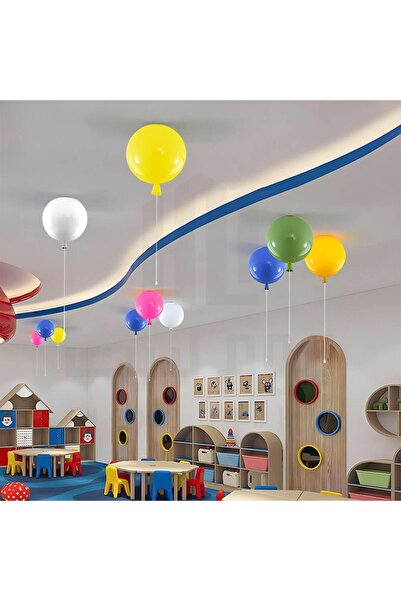 homelight Balloon-shaped ceiling light - white, 35 cm