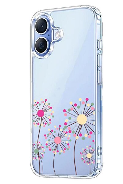 3GEN CASE İphone 17 Kılıf Desenli Lüx Şeffaf Silikon Kılıf