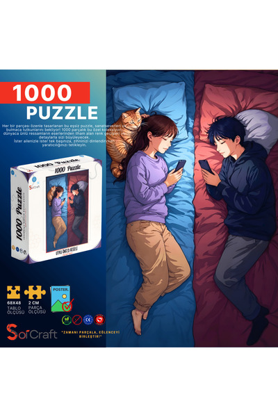 Soi Craft 1000 Parça Puzzle Uyku Öncesi Ritüeli